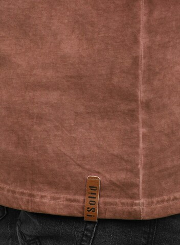 !Solid Shirt 'Timur' in Brown