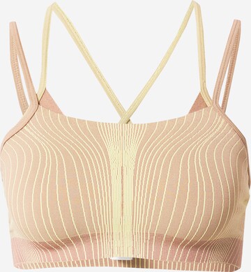 Bustier Soutien-gorge de sport 'INDY' NIKE en rose : devant