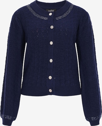 usha BLACK LABEL - Cárdigan en azul: frente