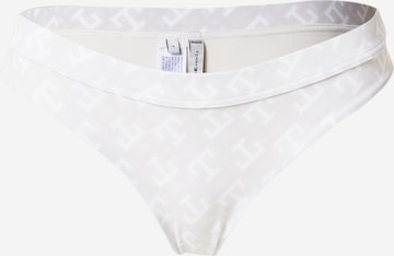 Slip costum de baie de la Tommy Hilfiger Underwear pe alb: față