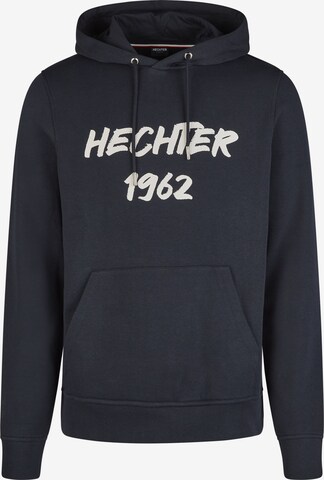 Sweat-shirt HECHTER PARIS en bleu : devant