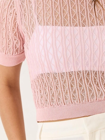 Bianco LucciTop 'Crop Top' - roza boja