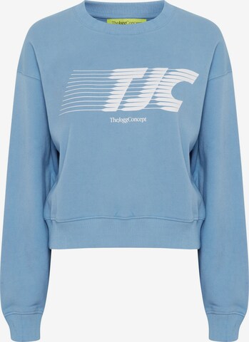 Sweat-shirt 'Saki' The Jogg Concept en bleu : devant