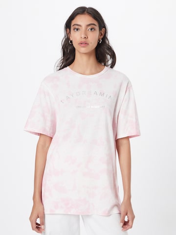 Herrlicher T-shirt 'Joslyn' i rosa: framsida