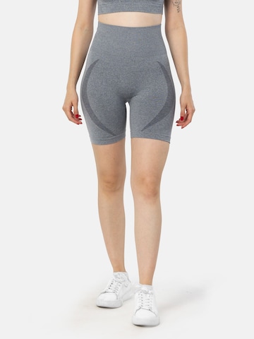 LEAFLETIC - Skinny Leggings 'Leafletic Women’s Shorts' en gris