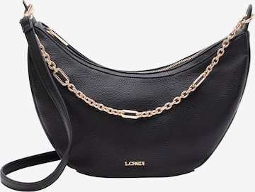 Sac bandoulière 'Petrona' L.CREDI en noir : devant