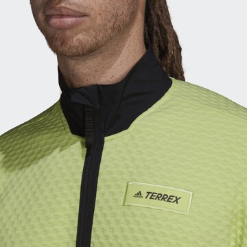 Veste en polaire fonctionnelle 'Hike' ADIDAS TERREX en vert