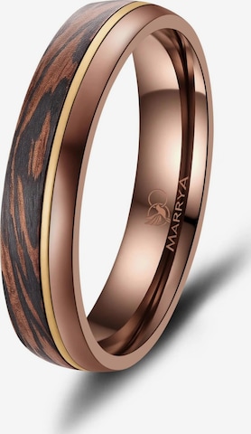 Anello 'MARRYA Ehering CB-06 Carbon-Bronze' di MARRYA in marrone: frontale