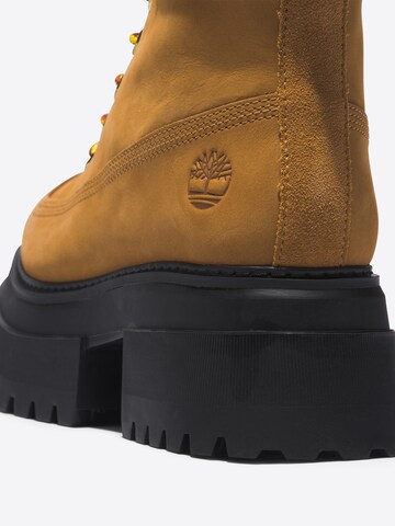 Ghete cu șireturi 'Sky 6' de la TIMBERLAND pe bej