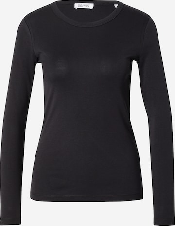 ESPRIT Shirt 'Ayn' in Zwart: voorkant