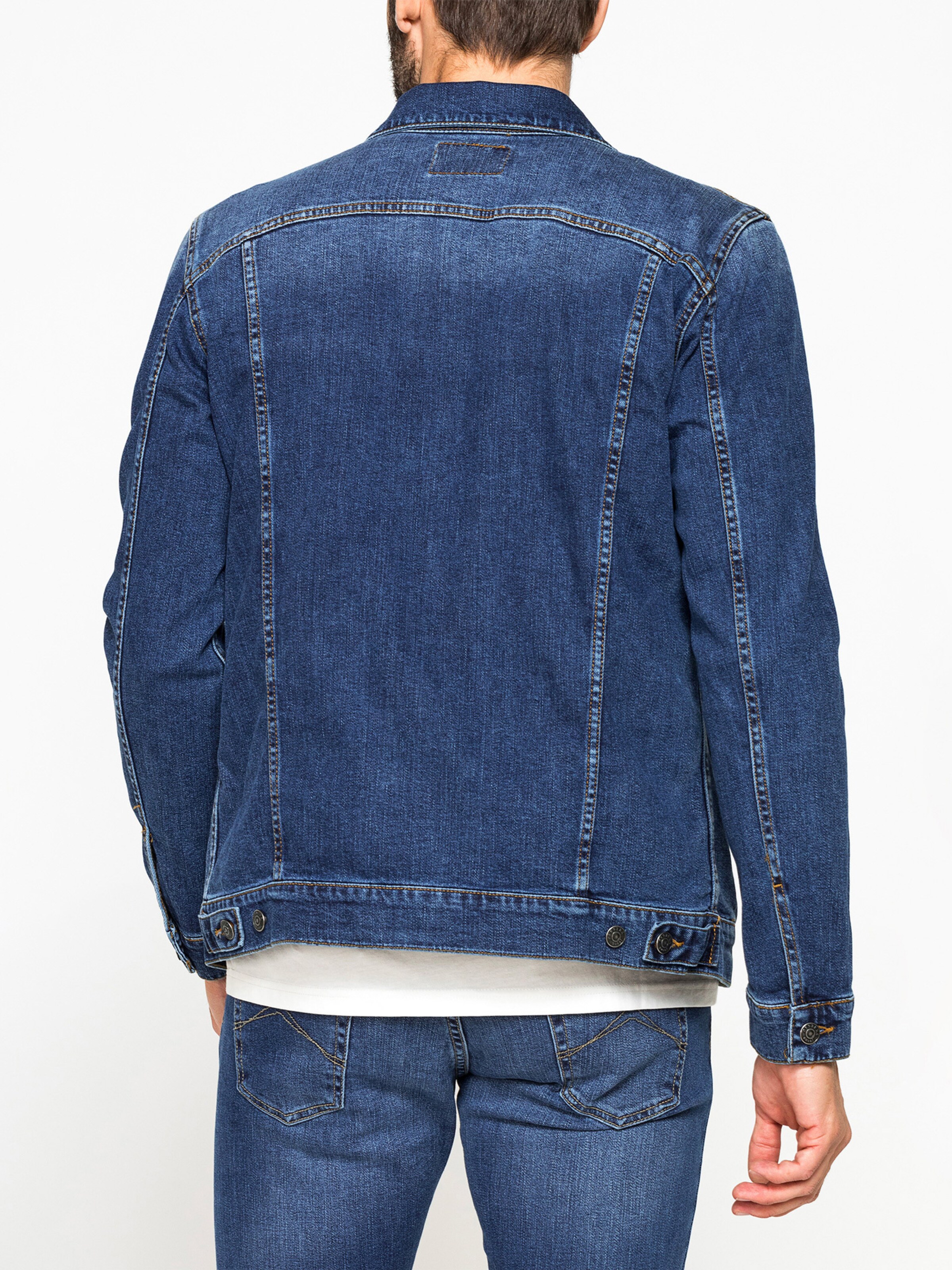 Carrera Jeans Übergangsjacke 'Trucker'‌‌‌‌‌ in Blau