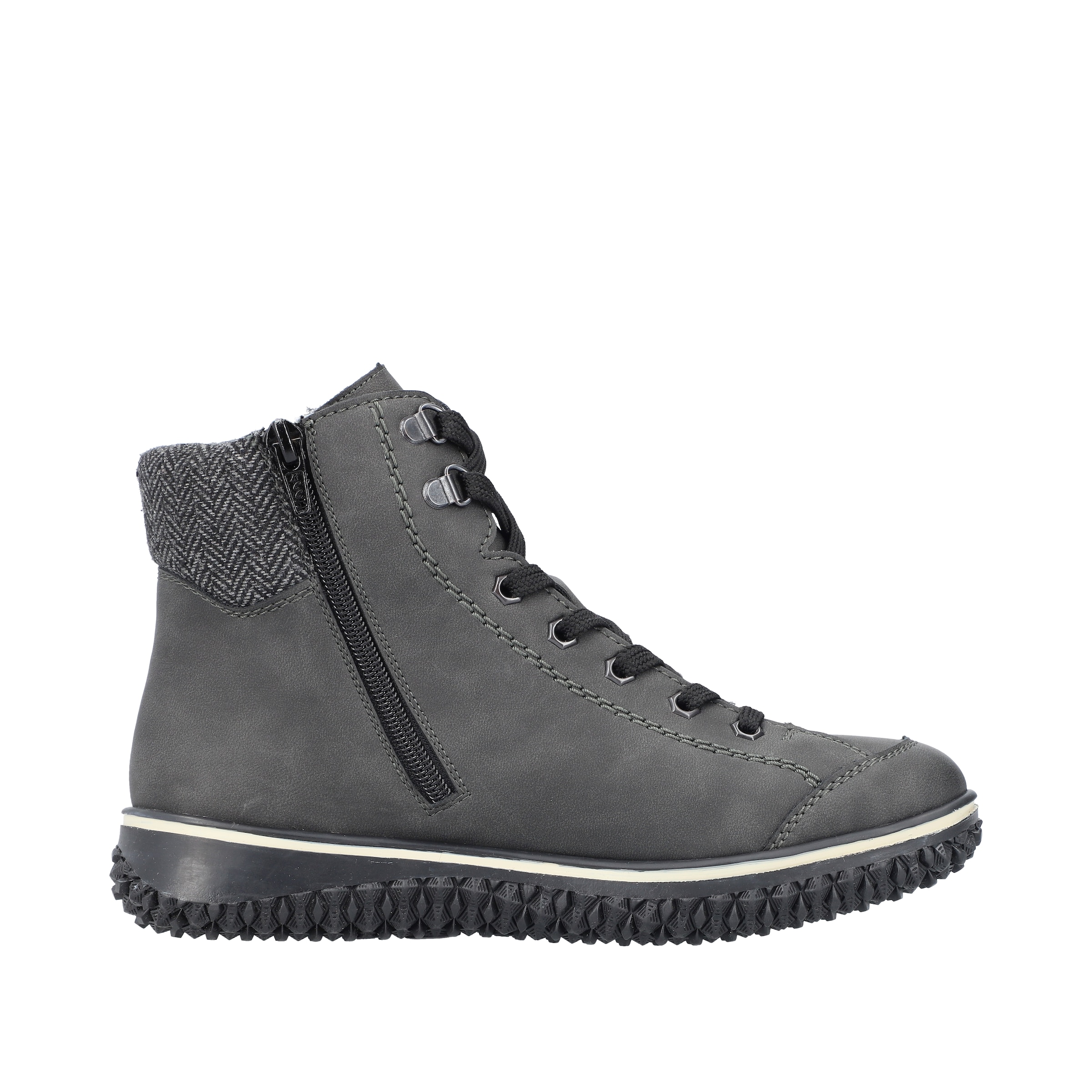 Bottines à lacets Rieker en gris