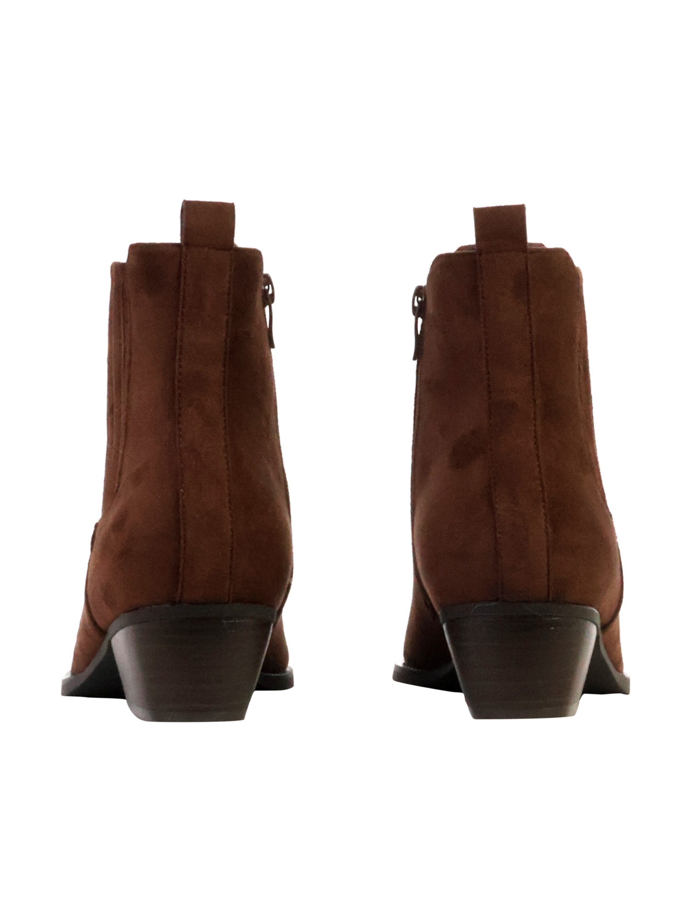 Bottines 'LBS-Stiefeletten mit Reißverschluss' Super Mode en marron