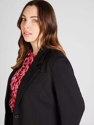 ONLY Carmakoma - Blazer 'Peach' em preto