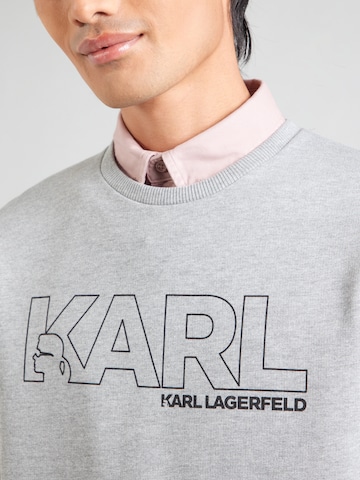 Bluză de molton de la Karl Lagerfeld pe gri