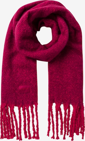 Les Lunes Scarf 'Ella' in Red: front