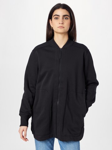 G-Star RAW Zip-Up Hoodie in Black: front