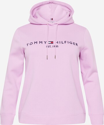 Tommy Hilfiger Curve Sweatshirt in Pink: predná strana