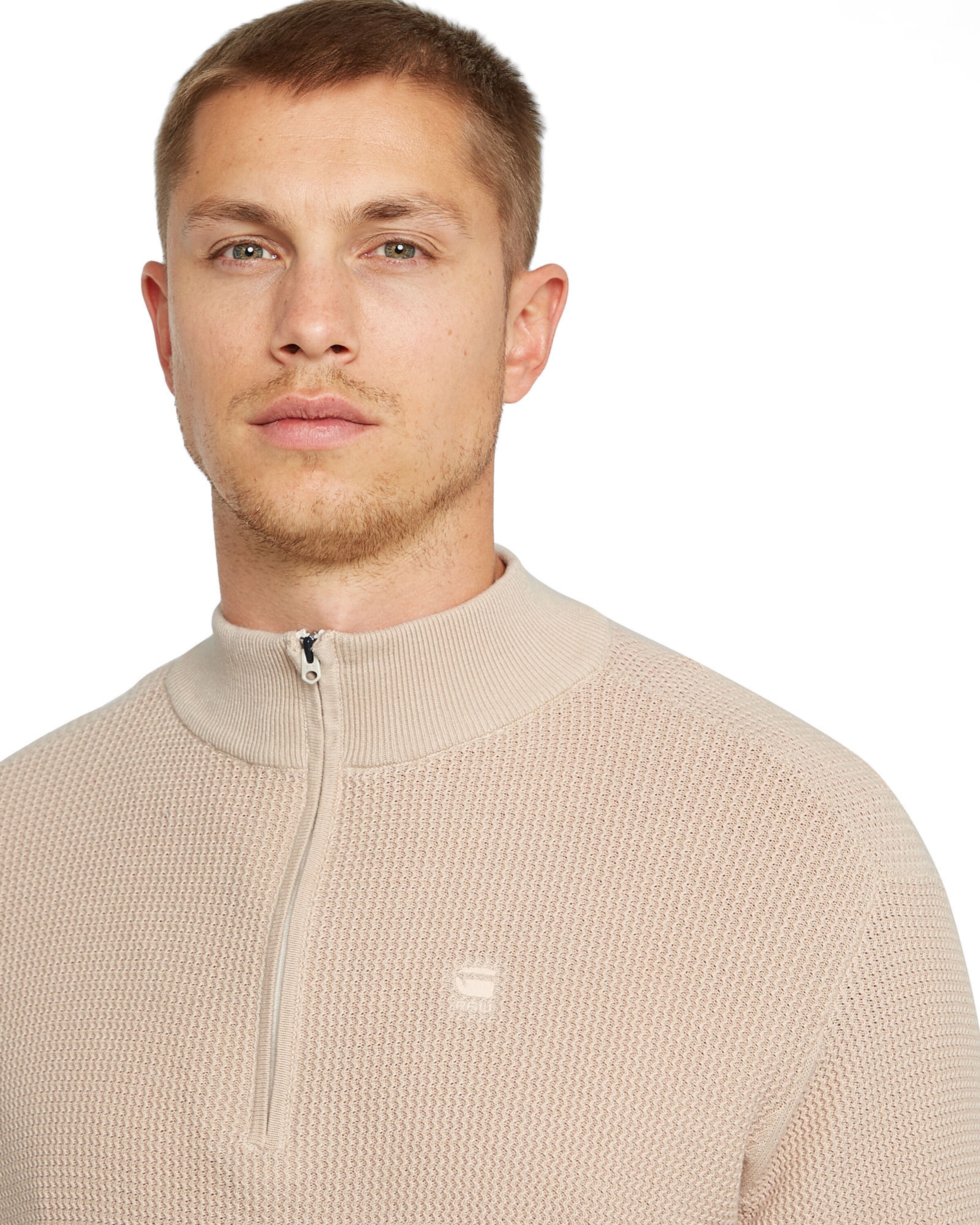 G-STAR Sweater 'Serrated' in Beige