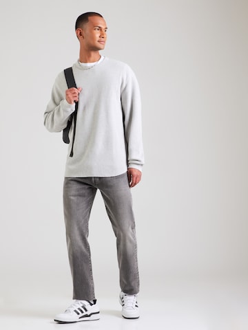 LEVI'S ® - Pullover 'Long Sleeve Relaxed Thermal Tee' em cinzento