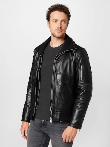 FREAKY NATION Between-Season Jacket 'The Dude' in Black: front