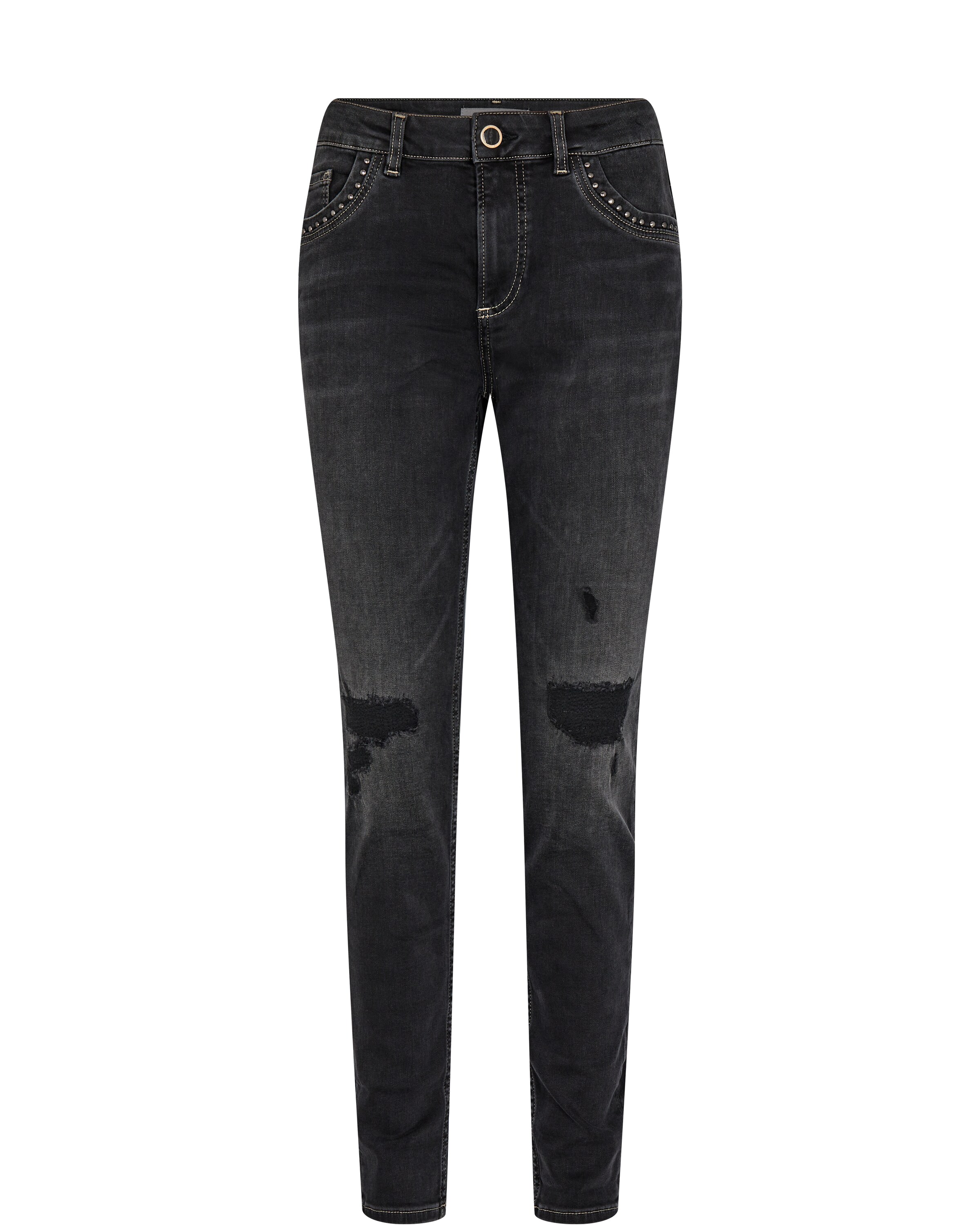 MOS MOSH Slimfit Farkut värissä harmaa: etupuoli