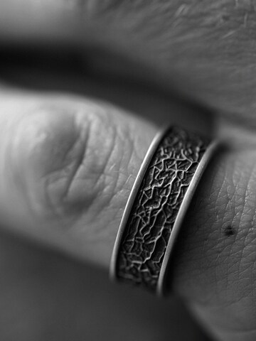 REYTEL Ring 'ASTEROID' in Zilver