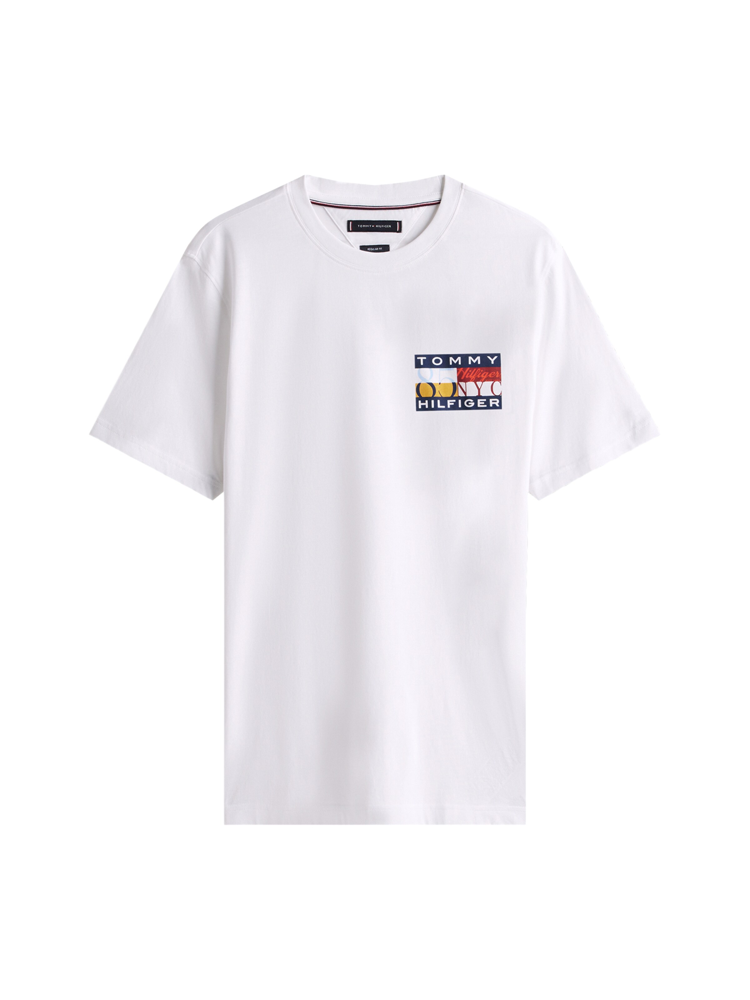 TOMMY HILFIGER T-Shirt en rouge / blanc, Vue avec produit