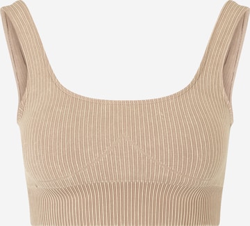 aim'n Bralette Sports bra in Beige: front