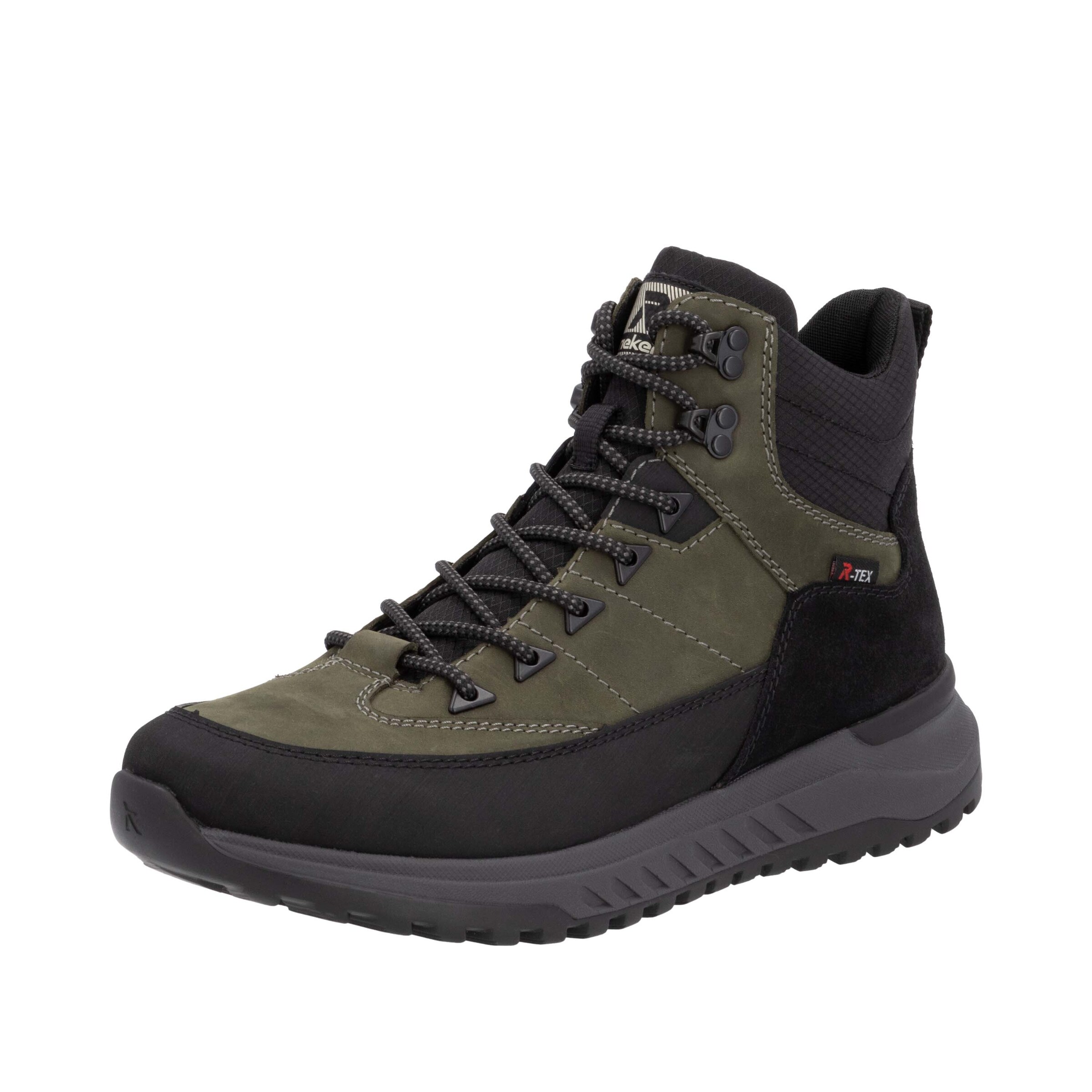 Bottines à lacets Rieker Sport en vert : devant