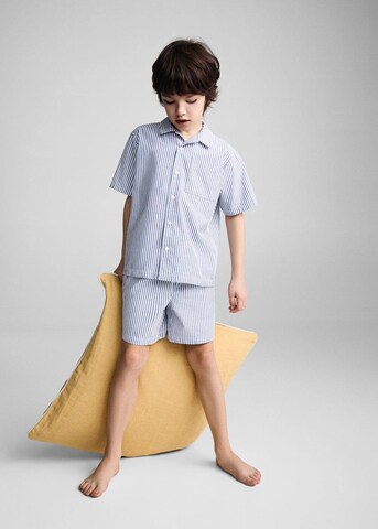 MANGO KIDS Pajamas 'Morning' in Blue: front