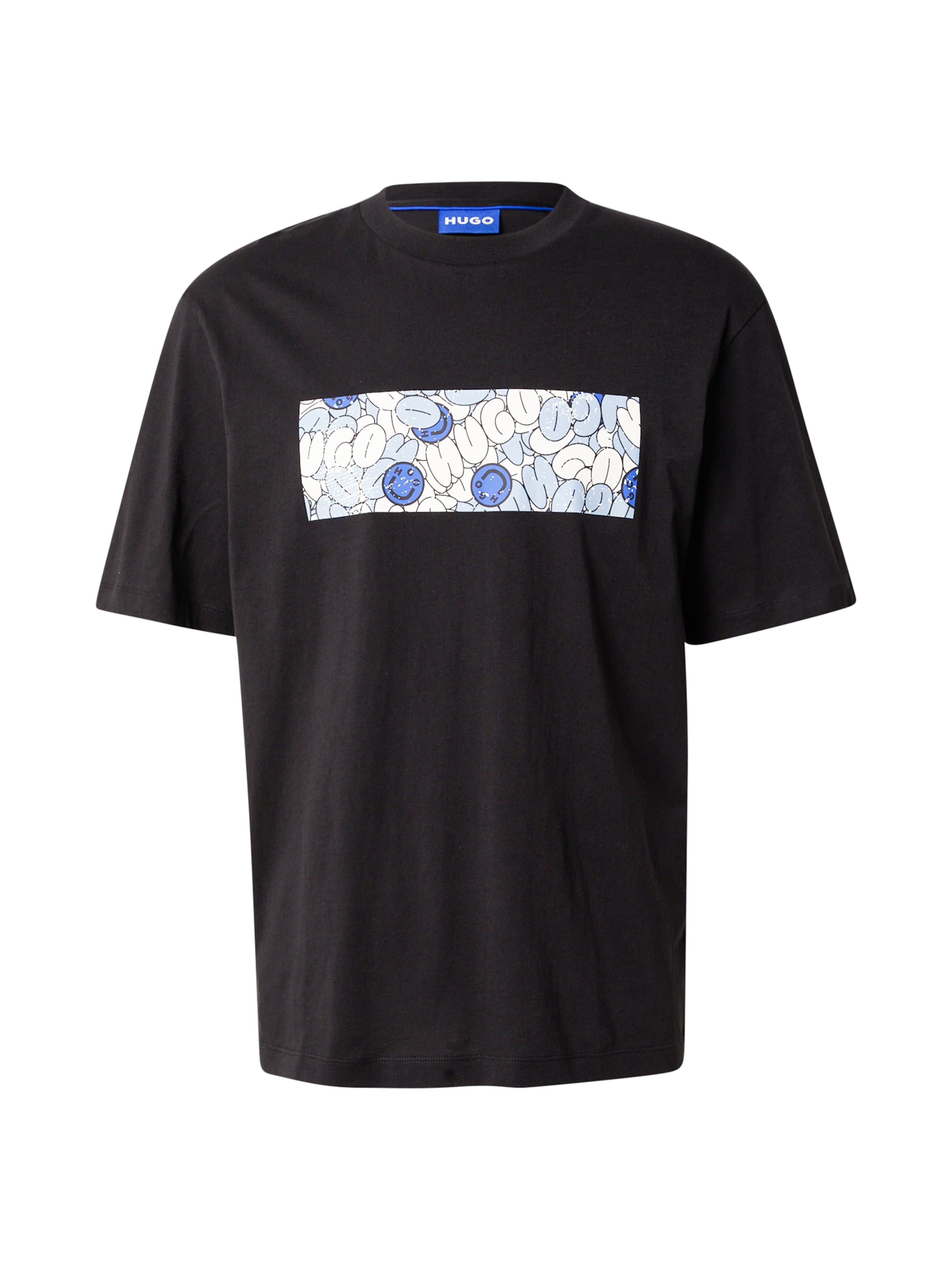 T-Shirt 'Nurix' HUGO en noir : devant