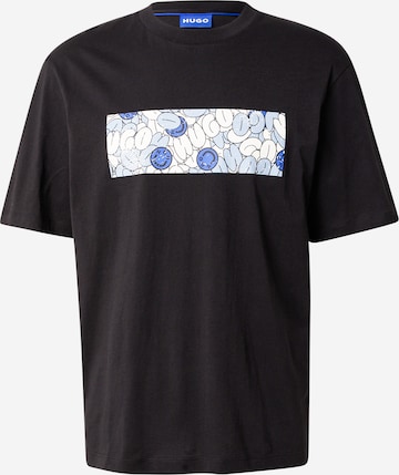 HUGO Paita 'Nurix' värissä musta: etupuoli