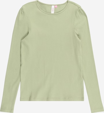 Vero Moda Girl Shirt 'LAVENDER' in Groen: voorkant
