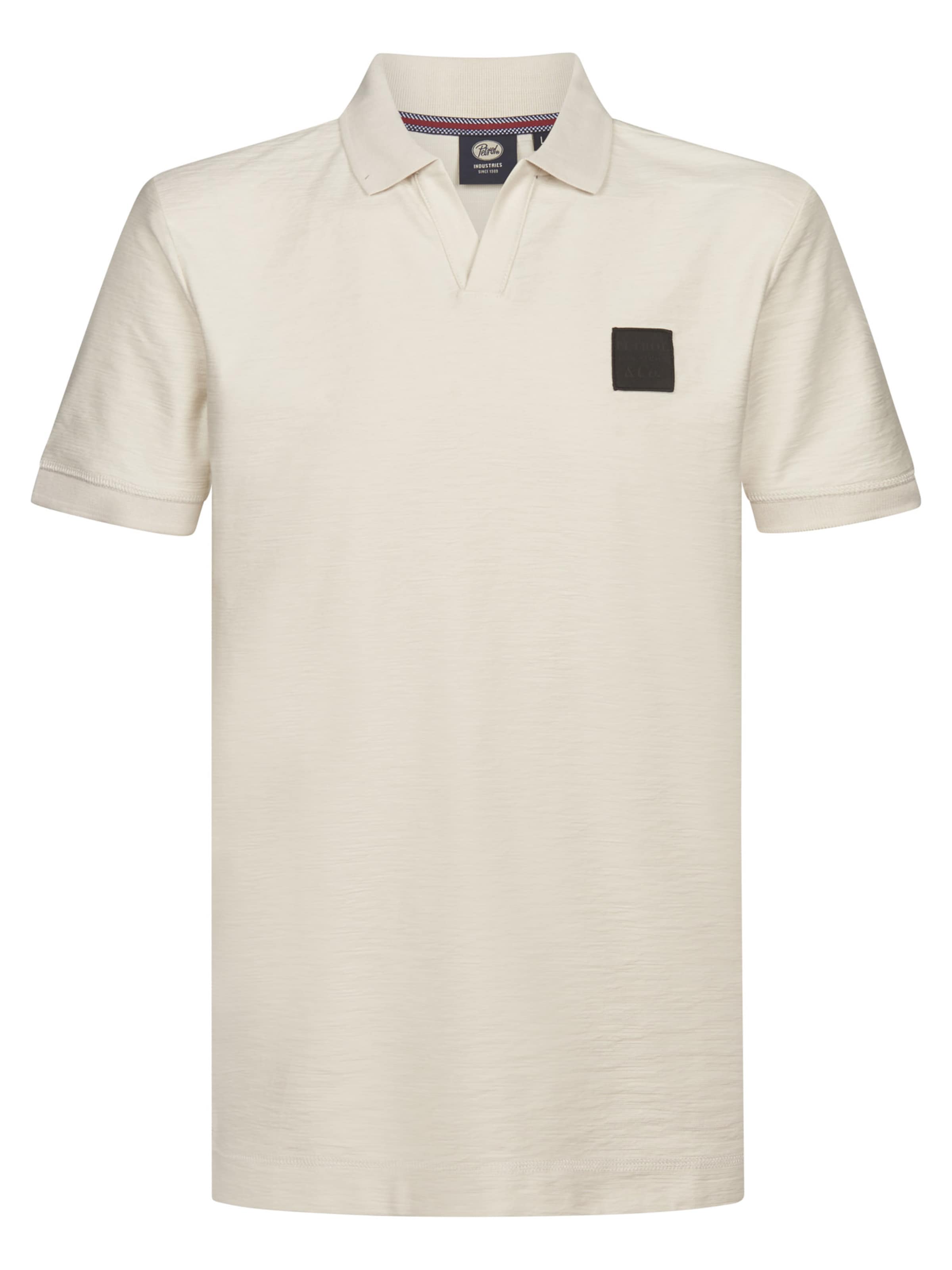 Petrol Industries Poloshirt in Weiß: Vorderseite