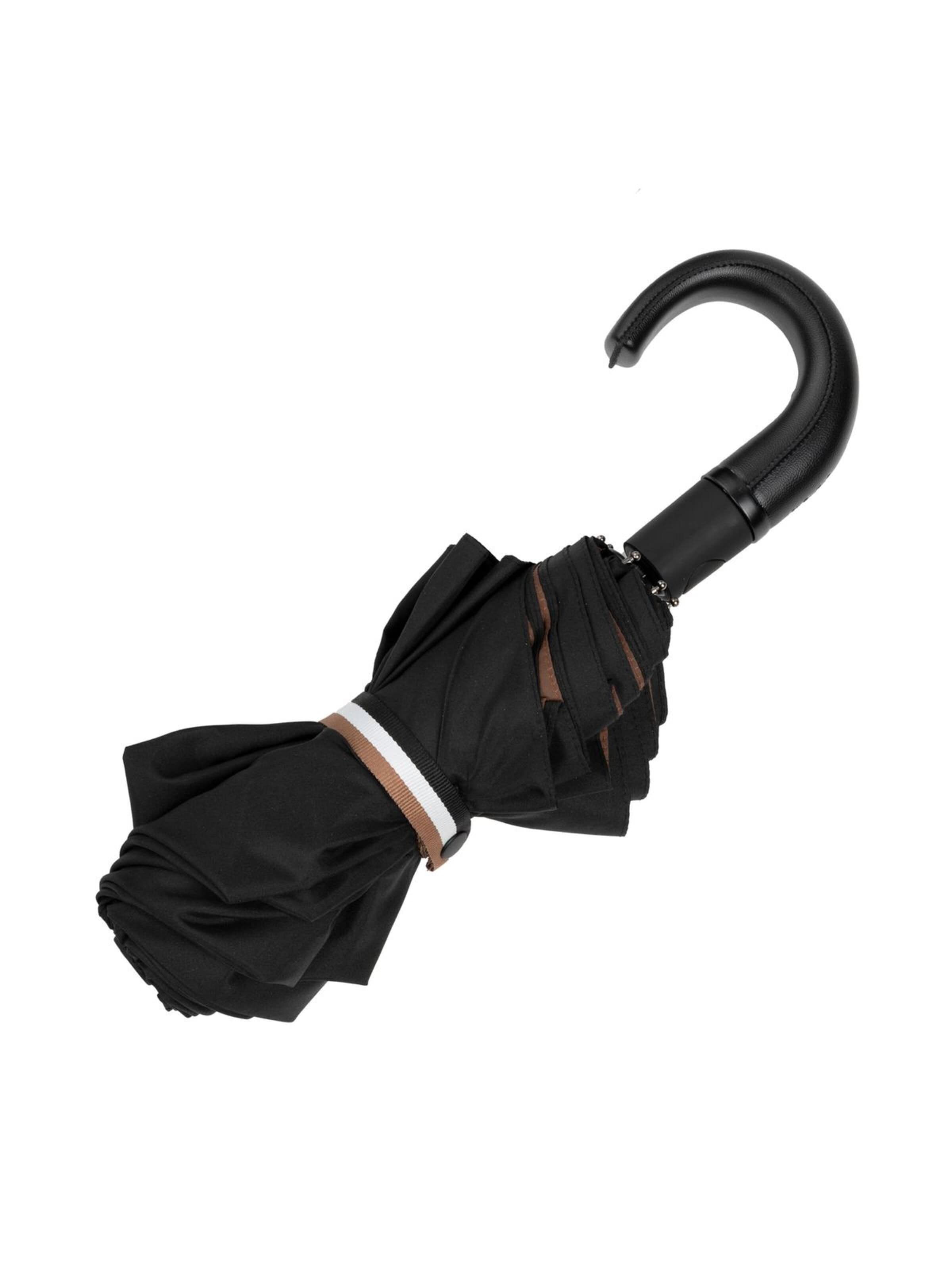 Parapluie 'Pocket umbrella Iconic Black' BOSS en noir