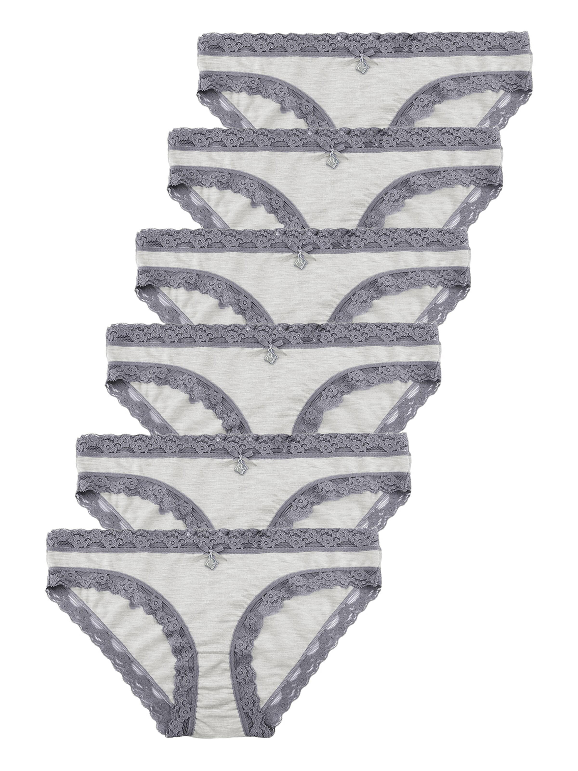 like it! Panty 'Kim' in Grey: front