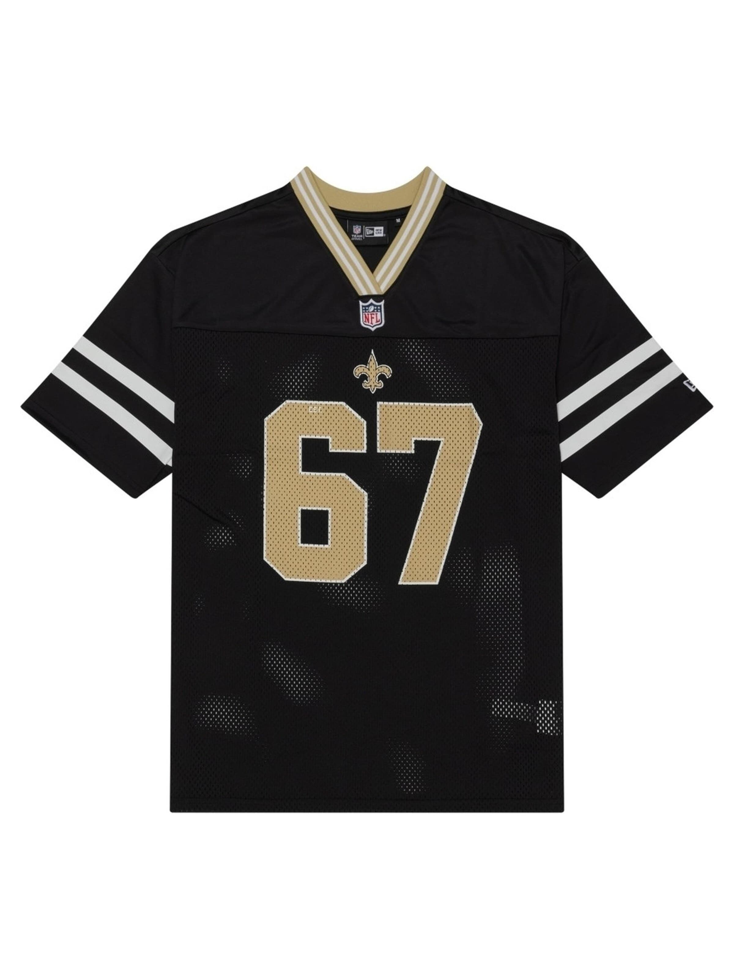 NEW ERAMajica 'Camiseta new era negra saints nos nfl mesh tee' - crna boja