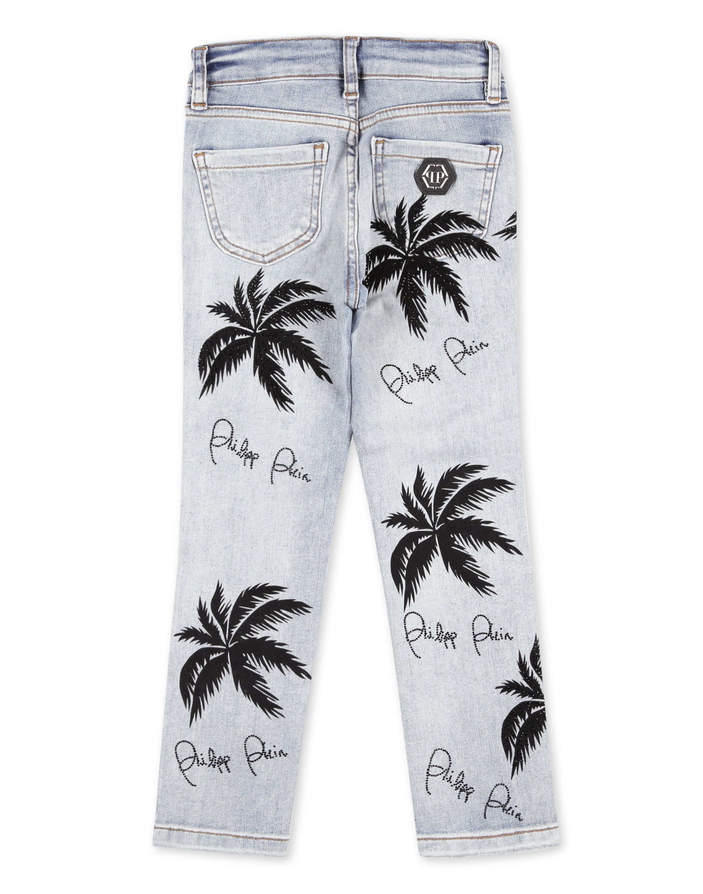 Philipp Plein Slim fit Jeans in Blue