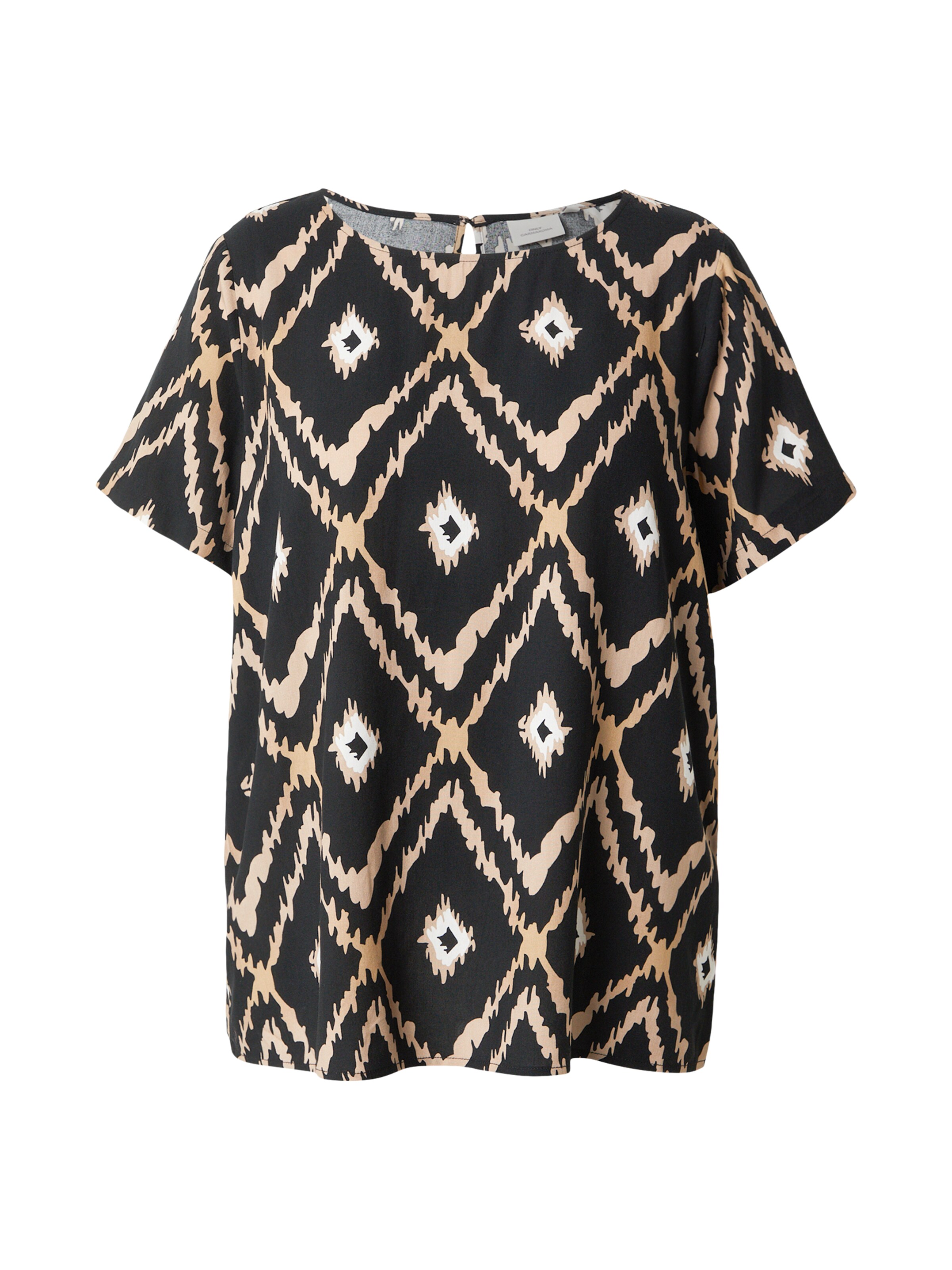 ONLY Carmakoma - Blusa 'CARHELA' en negro: frente