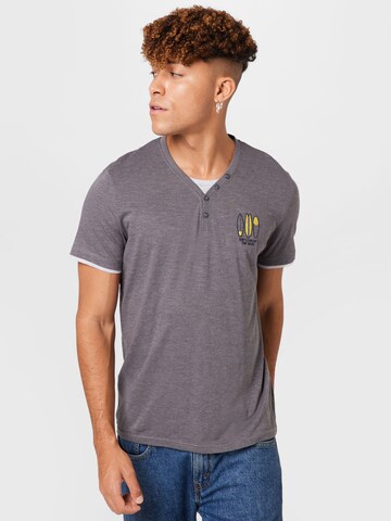 TOM TAILOR T-Shirt in Grau: Vorderseite