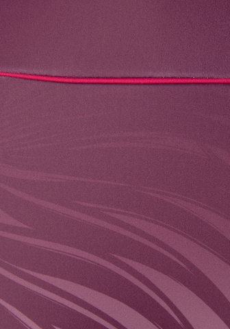 Coupe slim Pantalon de sport LASCANA ACTIVE en violet