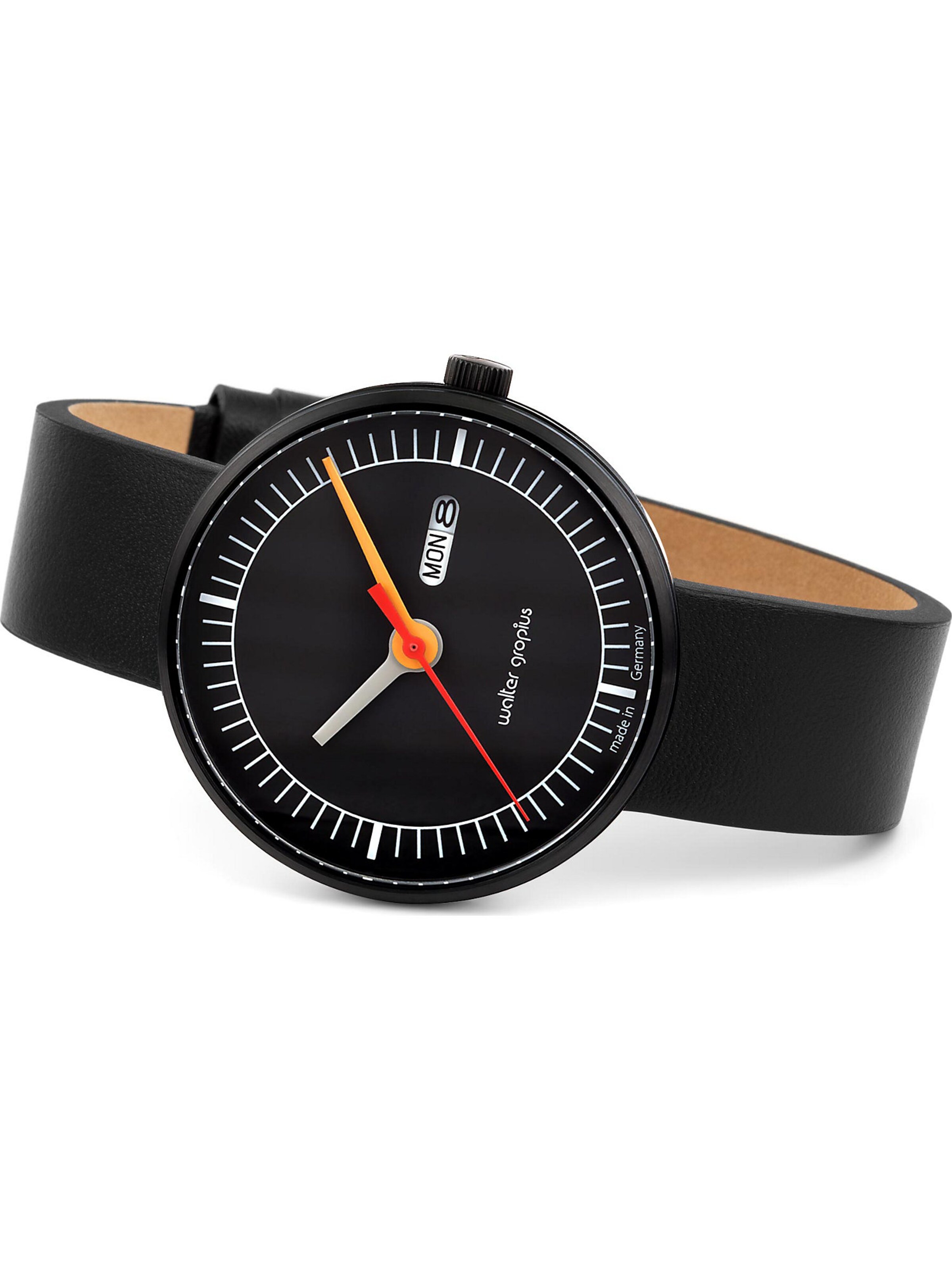 WALTER GROPIUS Analog Watch in Black