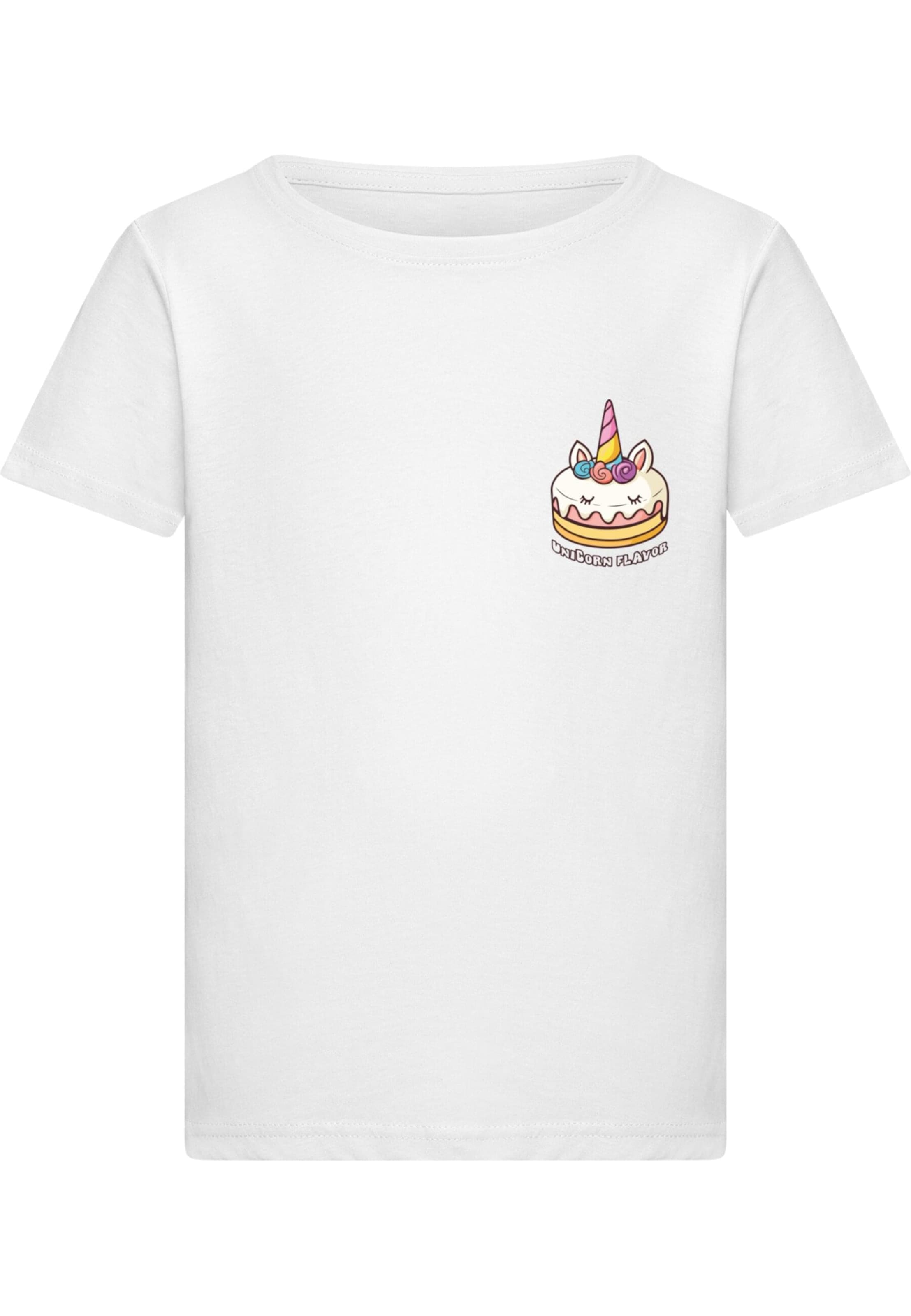 T-Shirt 'Unicorn Flavor' Merchcode en blanc : devant