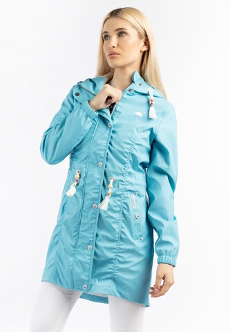 Manteau fonctionnel Schmuddelwedda en bleu : devant