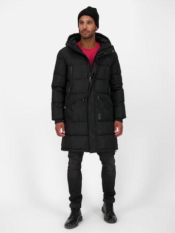 Manteau d’hiver 'Tobias' Alife and Kickin en noir