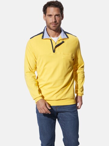 BABISTA Sweatshirt ' Ordun ' in Geel: voorkant