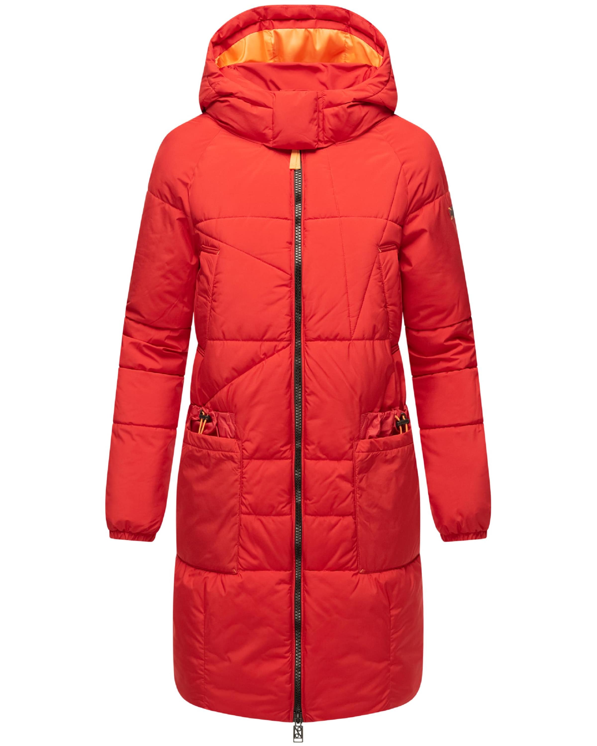 NAVAHOO Winter coat 'Bliblablubb 14' in Red: front