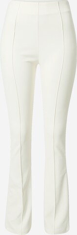 Misspap Flared Trousers in Beige: front