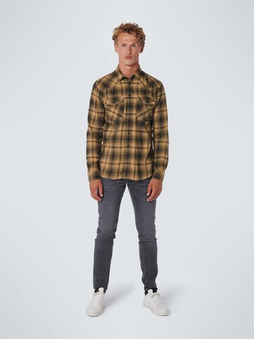 No Excess Regular fit Button Up Shirt in Brown